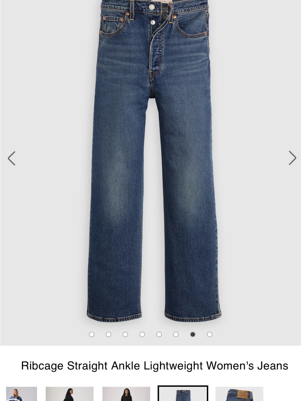 Levi's Ribcage Straight Ankle Jeans